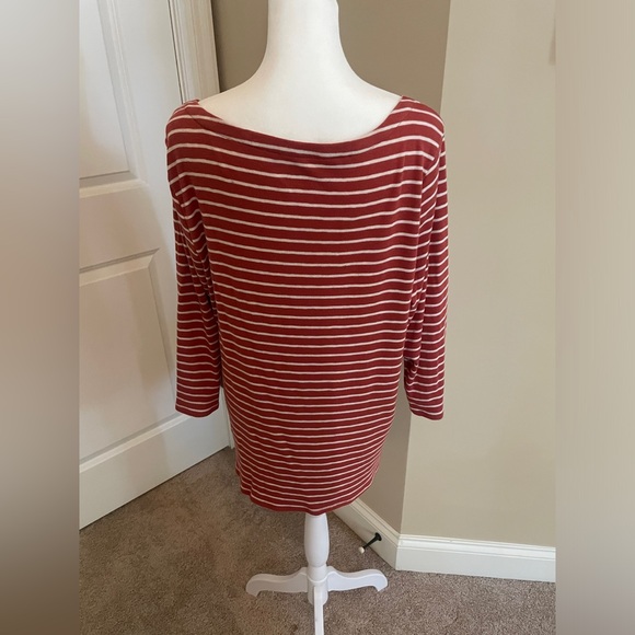 Red Striped Women’s Shirt - Picture 3 of 3